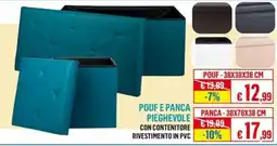 Satur Pouf e panca pieghevole offerta