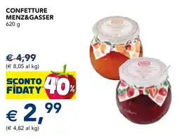 Esselunga Confetture MENZ&GASSER offerta