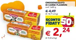 Esselunga Omogeneizzato di carne PLASMON offerta