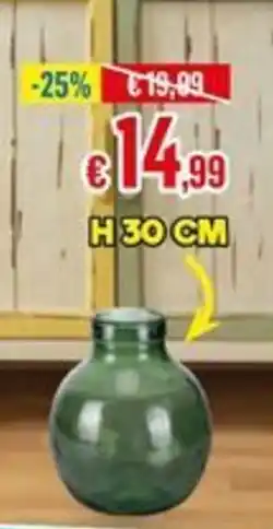 Satur Vaso d'arredo H30 cm offerta