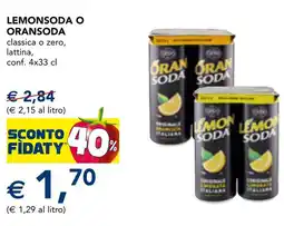 Esselunga Lemonsoda o oransoda offerta