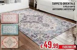 Satur Tappeto orientale a pelo corto antitarme e antistatico offerta
