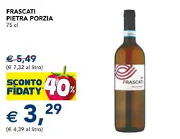Esselunga Frascati pietra porzia offerta