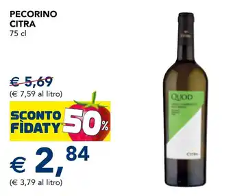 Esselunga Pecorino CITRA offerta