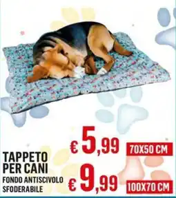 Satur Tappeto per cani 70x50 cm offerta