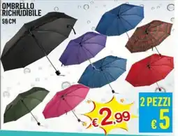Satur Ombrello richiudibile 56 cm offerta
