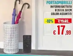 Satur Portaombrelli in ferro battuto offerta