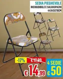 Satur Sedia pieghevole offerta