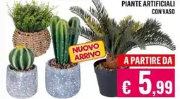 Satur Piante artificiali con vaso offerta