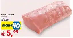 Esselunga Arista di suino offerta