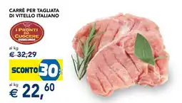 Esselunga Carrè per tagliata di vitello italiano offerta