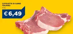 Esselunga Cotolette di suino italiano offerta