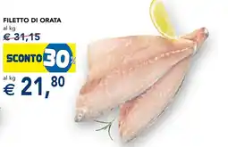 Esselunga Filetto di orata offerta