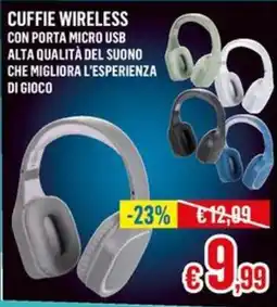 Satur Cuffie wireless offerta