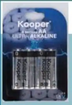Satur Kooper set 4 batterie AA stilo alcaline 1.5 V offerta