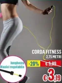 Satur Corda fitness 2,75 metri offerta