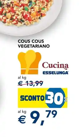 Esselunga Cous cous vegetariano offerta