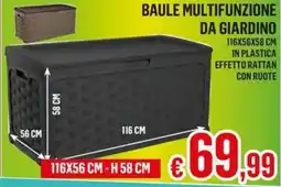 Satur Baule multifunzione da giardino offerta