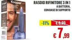 Satur Kooper rasoio rifinitore 3 in 1 offerta