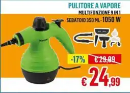 Satur Kooper Pulitore a vapore offerta