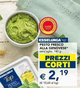 Esselunga Esselunga pesto fresco alla genovese offerta