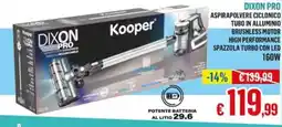 Satur Kooper dixon pro aspirapolvere ciclonico 160W offerta