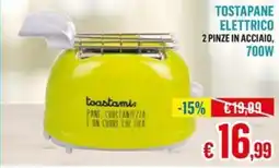 Satur toastami Tostapane elettrico 700W offerta