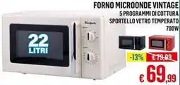 Satur Forno microonde vintage offerta