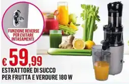 Satur Estrattore di succo per frutta e verdure 180 W offerta