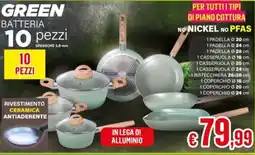 Satur Green batteria 10 pezzi offerta