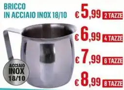 Satur Bricco in acciaio inox 18/10 offerta