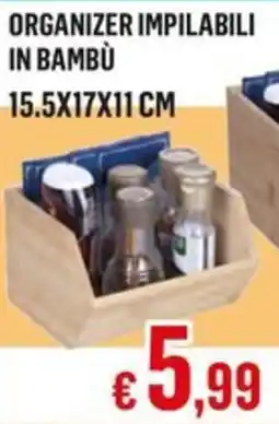 Satur Organizer impilabili in bumbù offerta