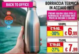 Satur Borraccia termica in acciaio inox offerta
