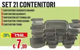 Satur Set 21 contenitori offerta