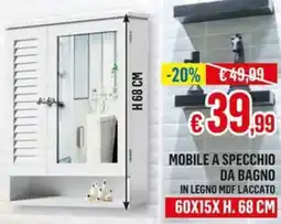 Satur Mobile a specchio da bagno offerta
