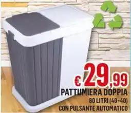 Satur Pattumiera doppia offerta