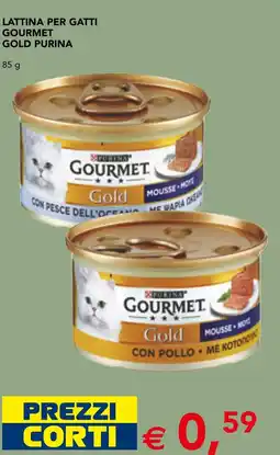 Esselunga Lattina per gatti gourmet gold PURINA offerta