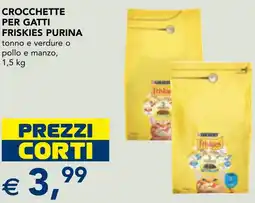 Esselunga Crocchette per gatti friskies PURINA offerta