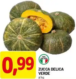 DPiù Zucca delica verde offerta