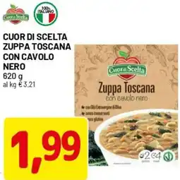 DPiù Cuor di scelta zuppa toscana con cavolo nero offerta