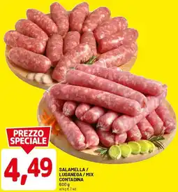 DPiù Salamella / luganega / mix contadina offerta