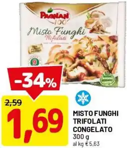 DPiù Misto funghi trifolati congelato offerta