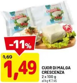 DPiù Cuor di malga crescenza offerta