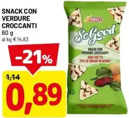 DPiù Snack con verdure croccanti offerta