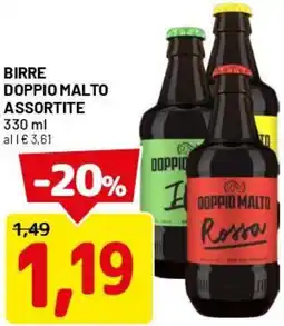 DPiù Birre doppio malto assortite offerta