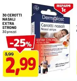 DPiù 30 cerotti nasali extra strong offerta
