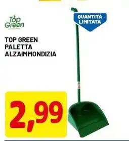DPiù Top green paletta alzaimmondizia offerta