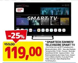 DPiù SMARTECH 32HW01V TELEVISORE SMART TV offerta