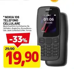 DPiù Nokia 106 telefono cellulare offerta