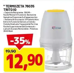 DPiù TERMOZETA 76035 TRITO IO offerta